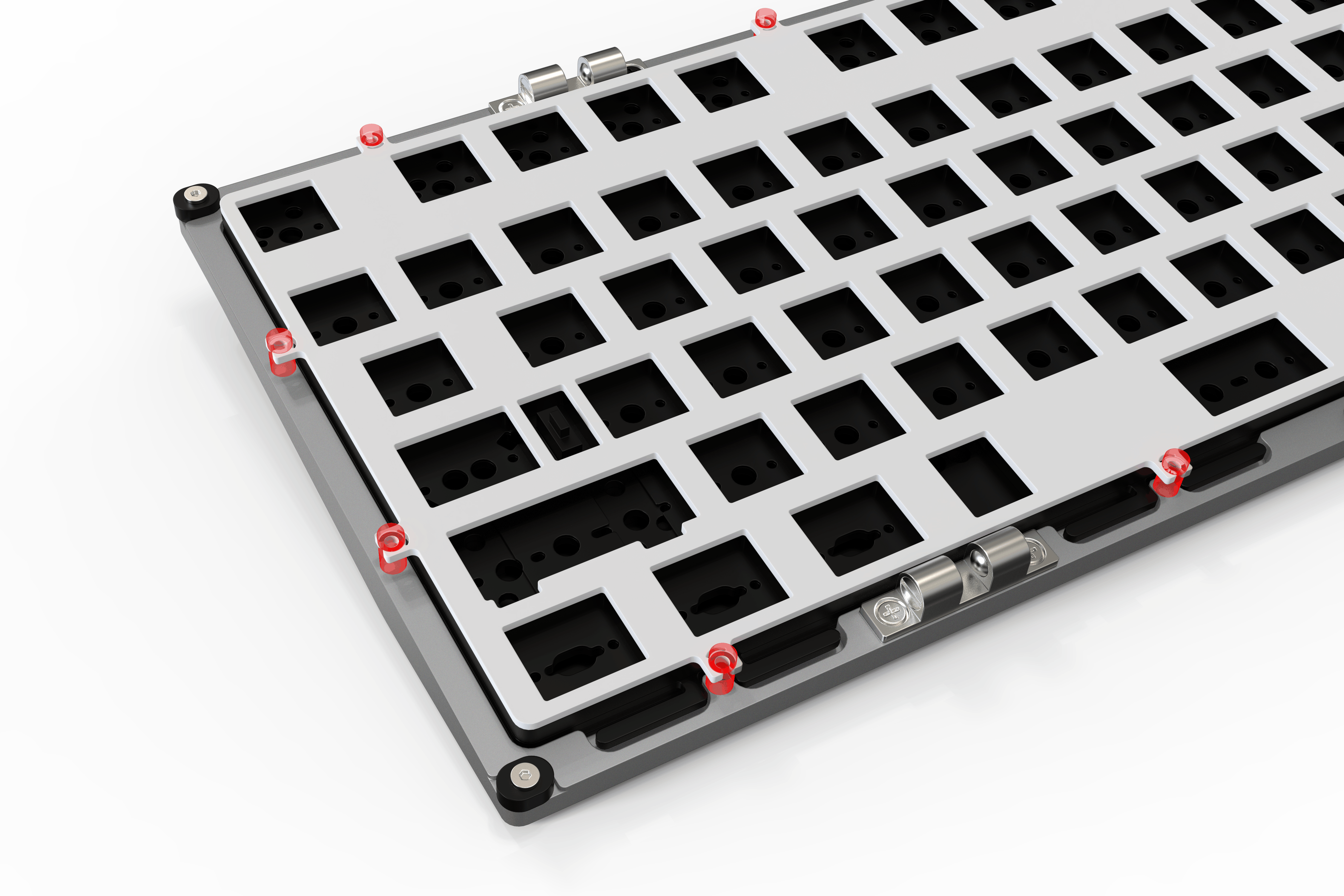 Hiexa V75-Full CNC Ball Catch Magnetic Connector Tri-mode Custom Keyboard image 22