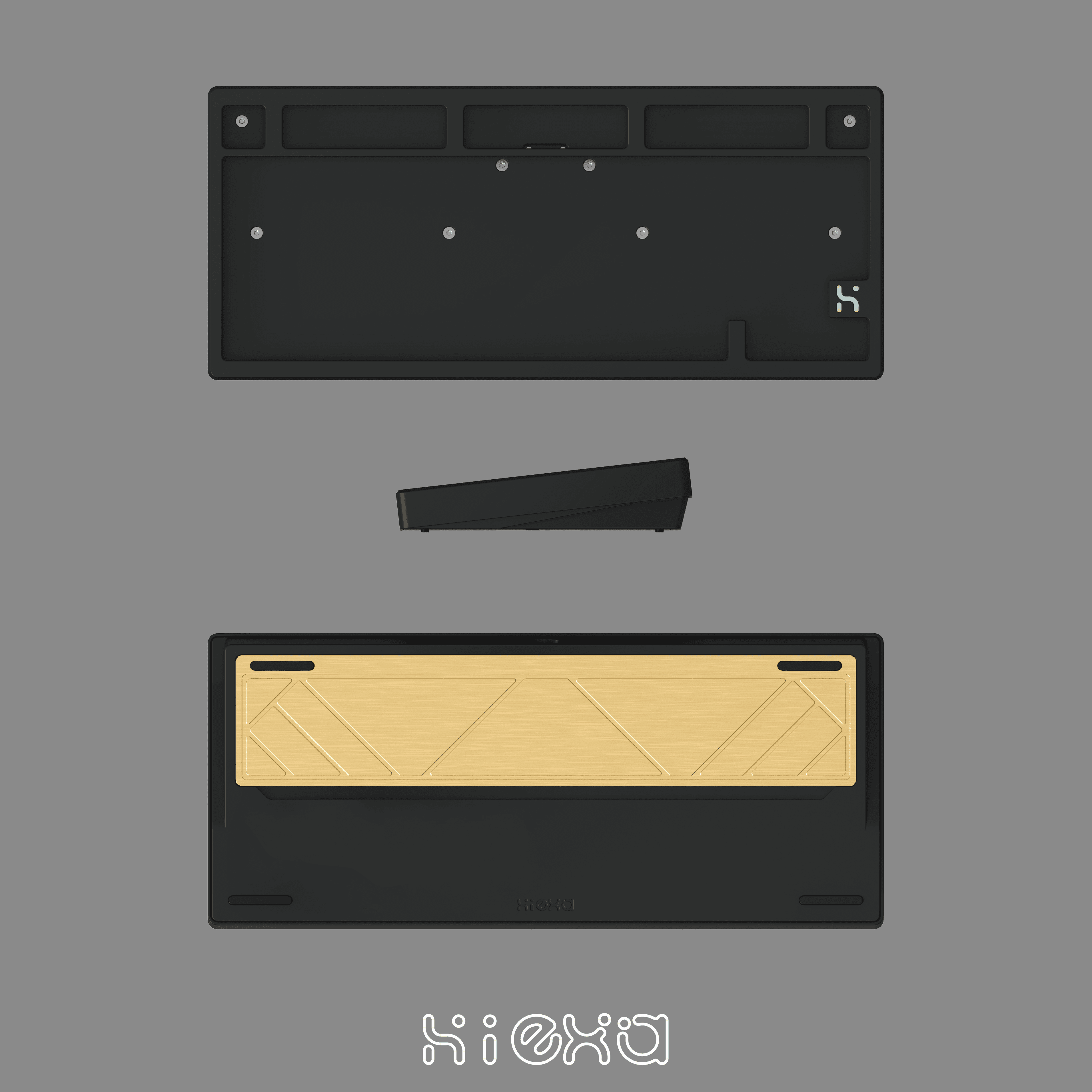 Hiexa V75-Full CNC Ball Catch Magnetic Connector Tri-mode Custom Keyboard image 5