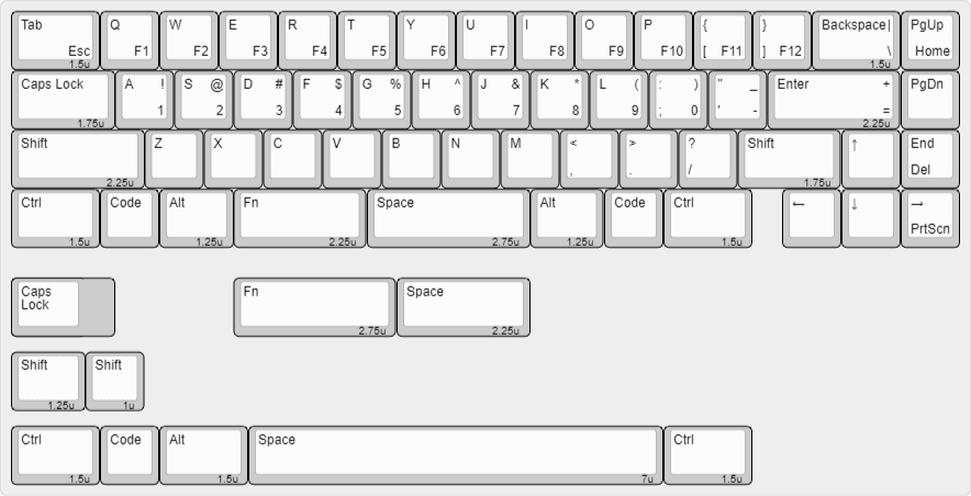 DropTop55 (DT55) - 55% keyboard - Added renders (New IC Form for options!)