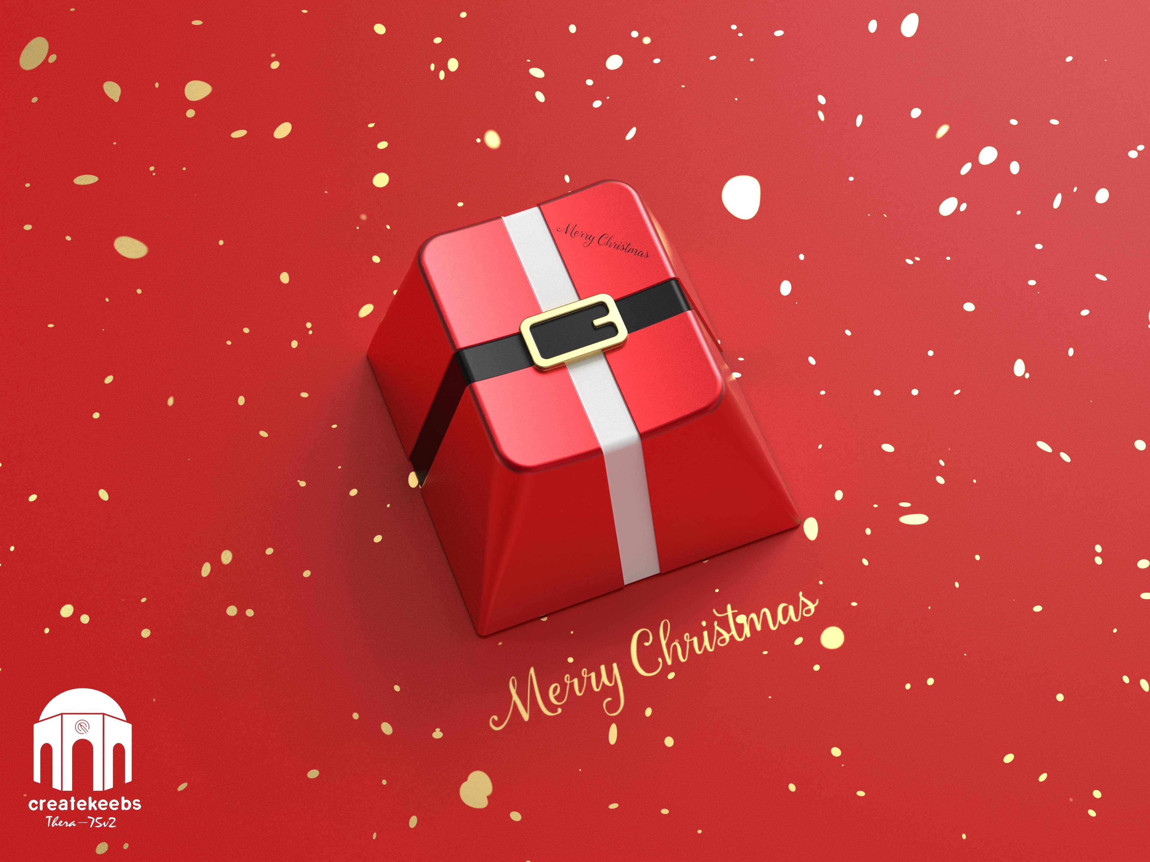 Christmas theme artisan keycaps--Createkeebs work image 5