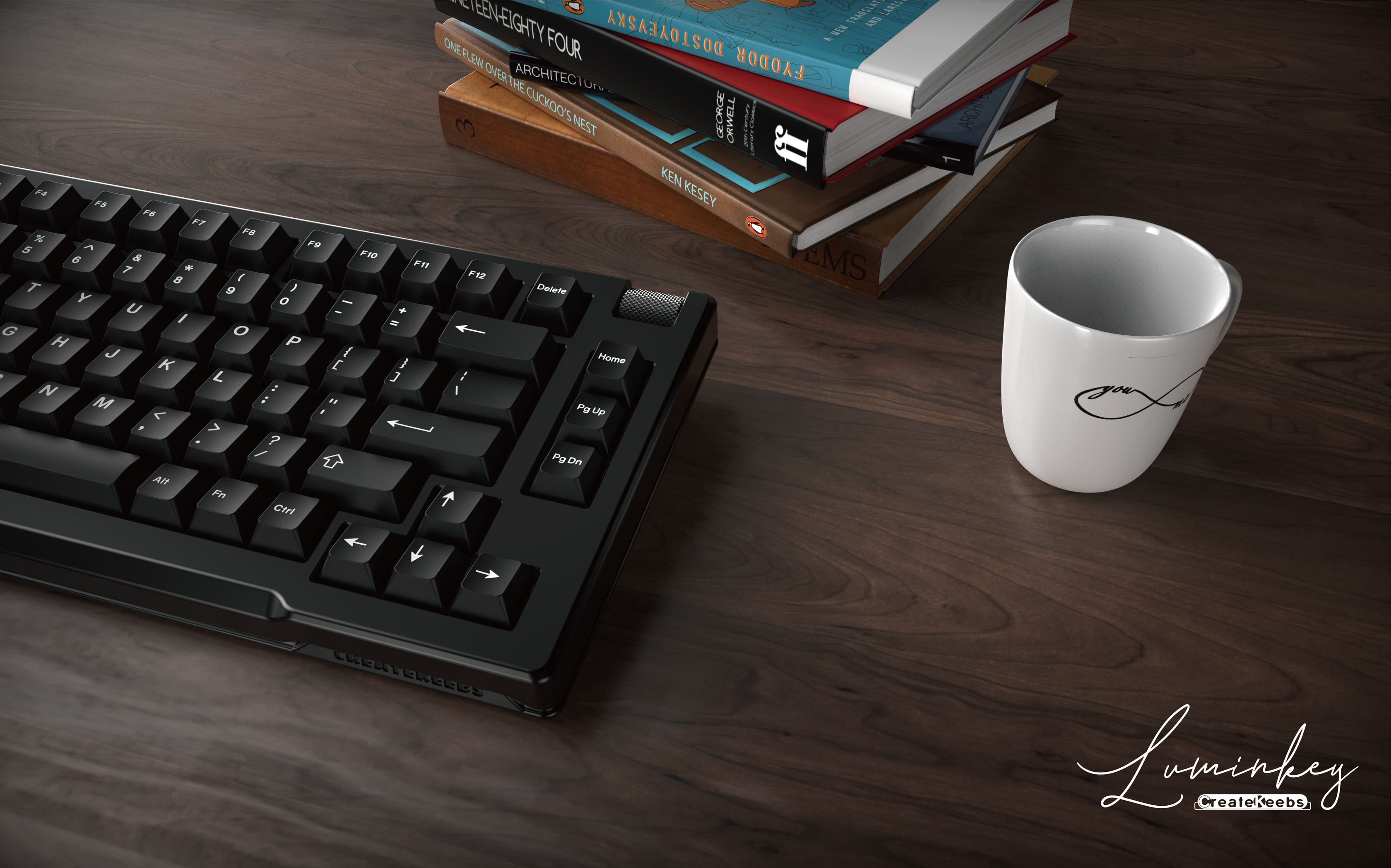 Createkeebs LuminKey75-TKL, VIAL, Gasket mount, Hot-swap, 75% keyborad image 5