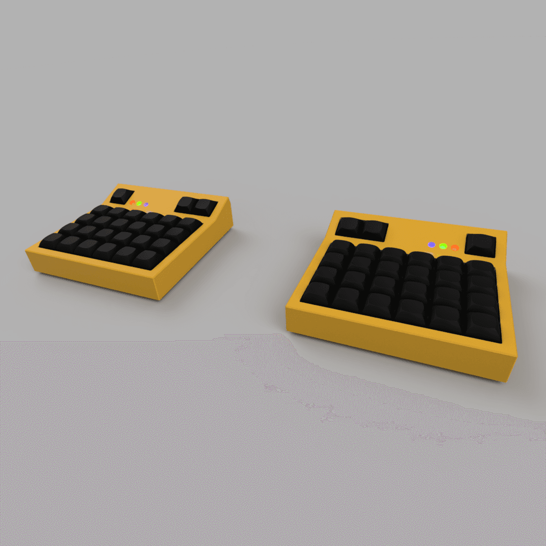 Ellipsis - 40% ortho split case inpired by The Ave image 8