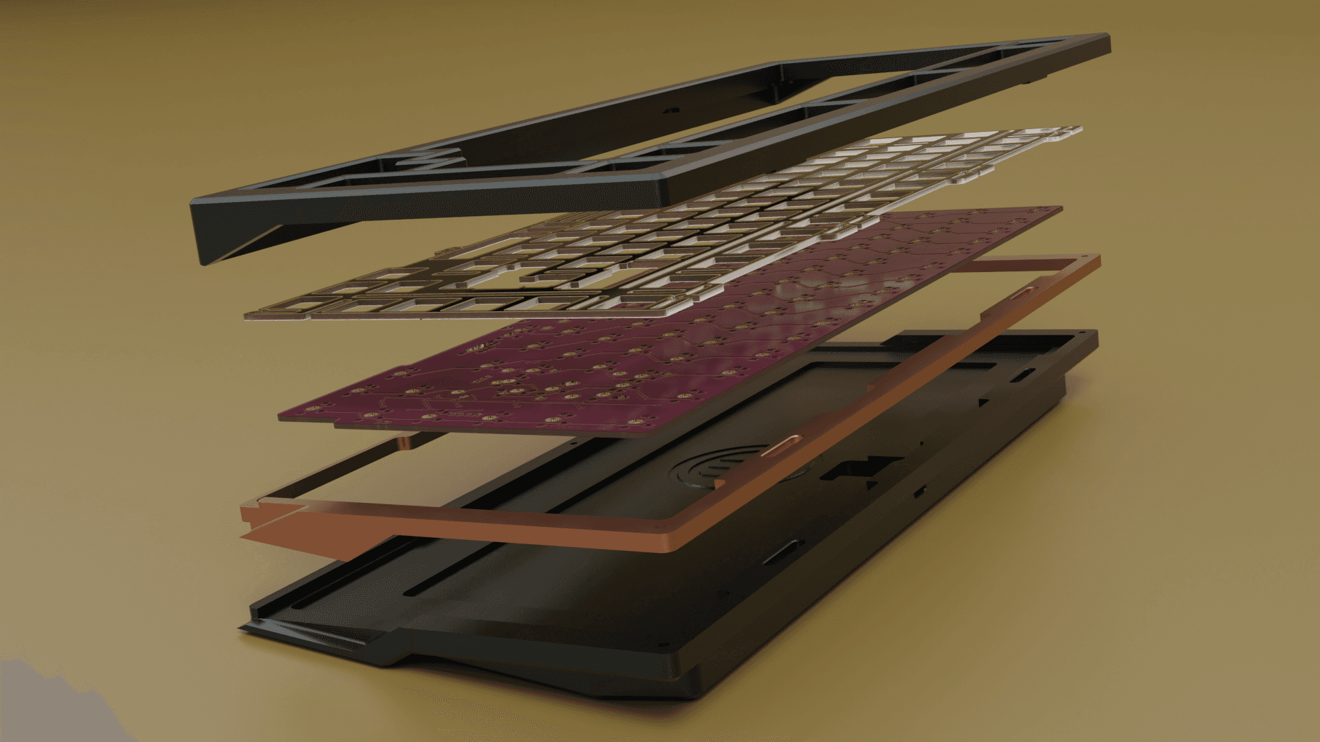 Anjheos Unit-00 -"Mugen" | 75% Top Mount Keyboard (Updated 01-27-2022) image 9