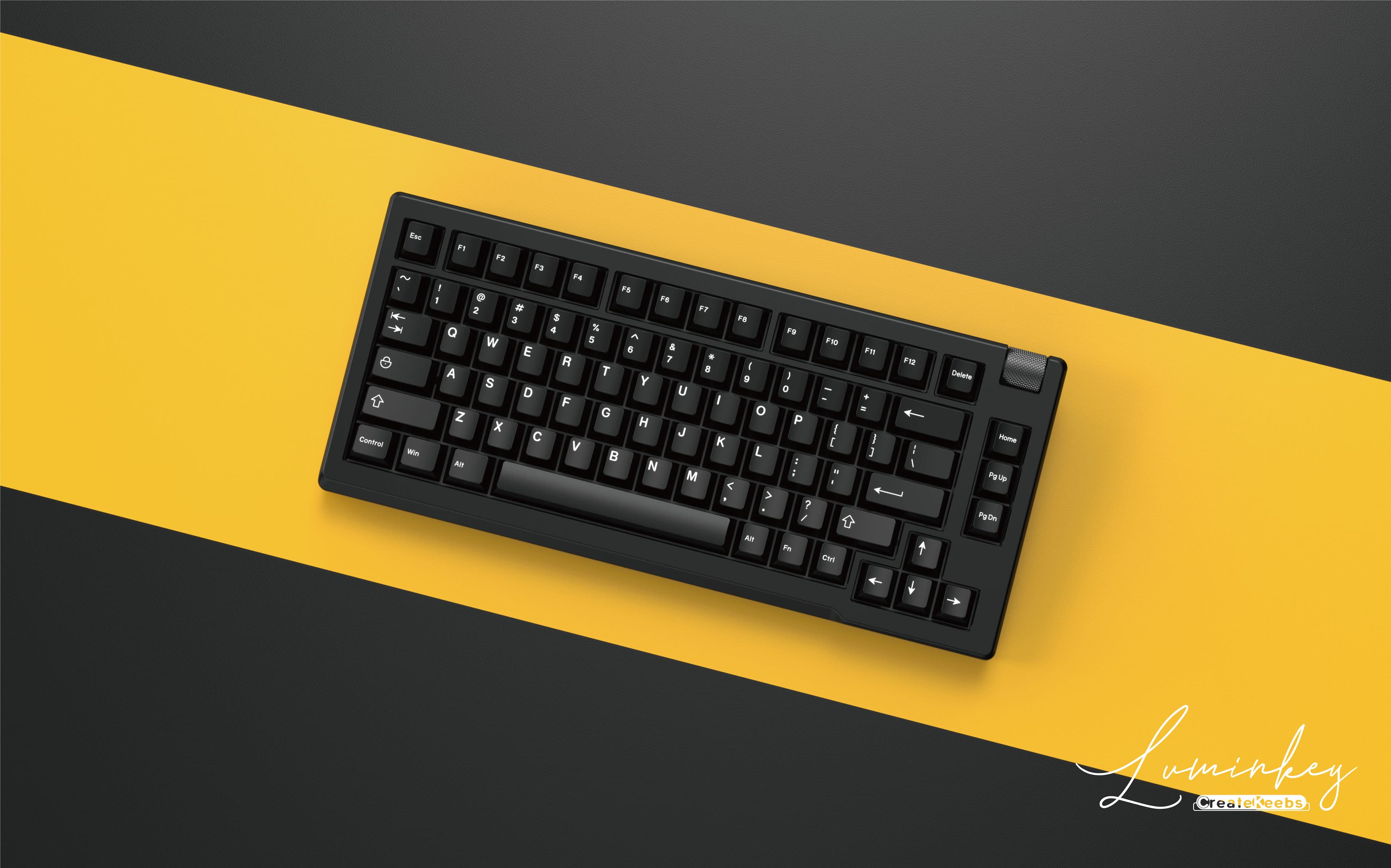 Createkeebs LuminKey75-TKL, VIAL, Gasket mount, Hot-swap, 75% keyborad image 20