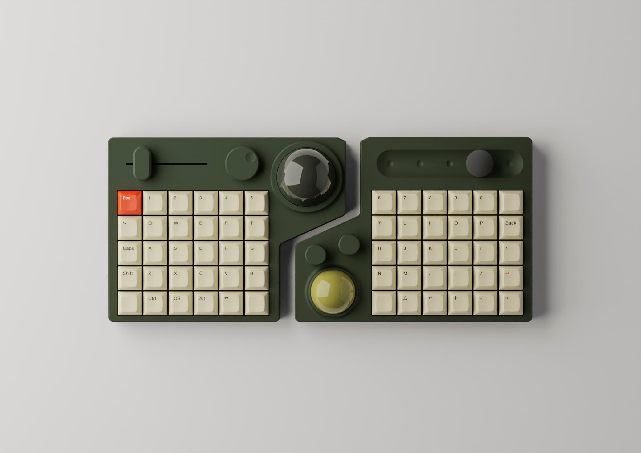 OPERATOR | A split ortho mechanical keyboard for Photo retouching