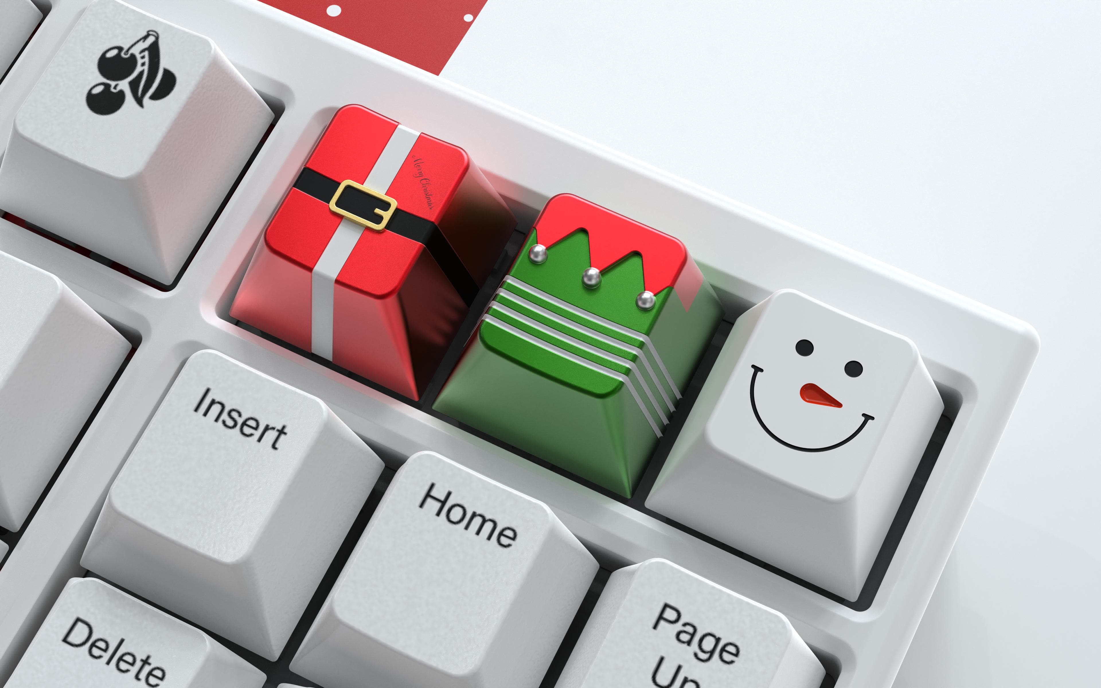 Christmas theme artisan keycaps--Createkeebs work image 12