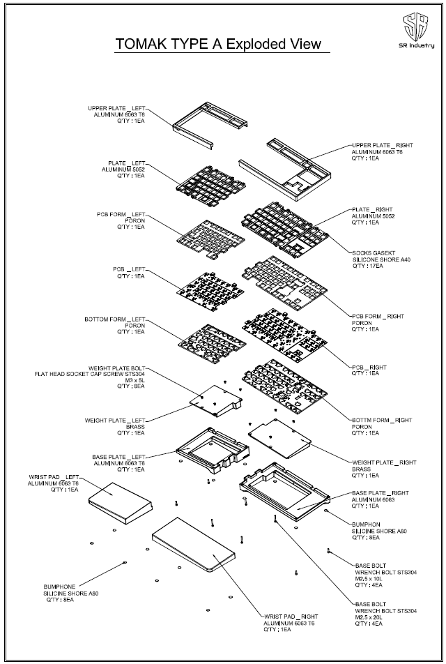 TOMAK (토막) - Tented Split TKL by SR Industry image 7