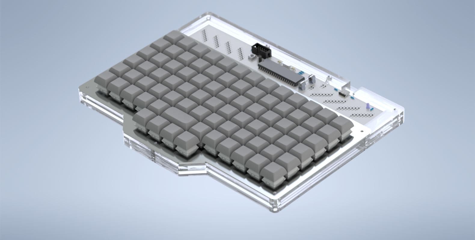 BTY-80 - A Through-hole Orthogonal TKL Keyboard with a Thumb Cluster image 5