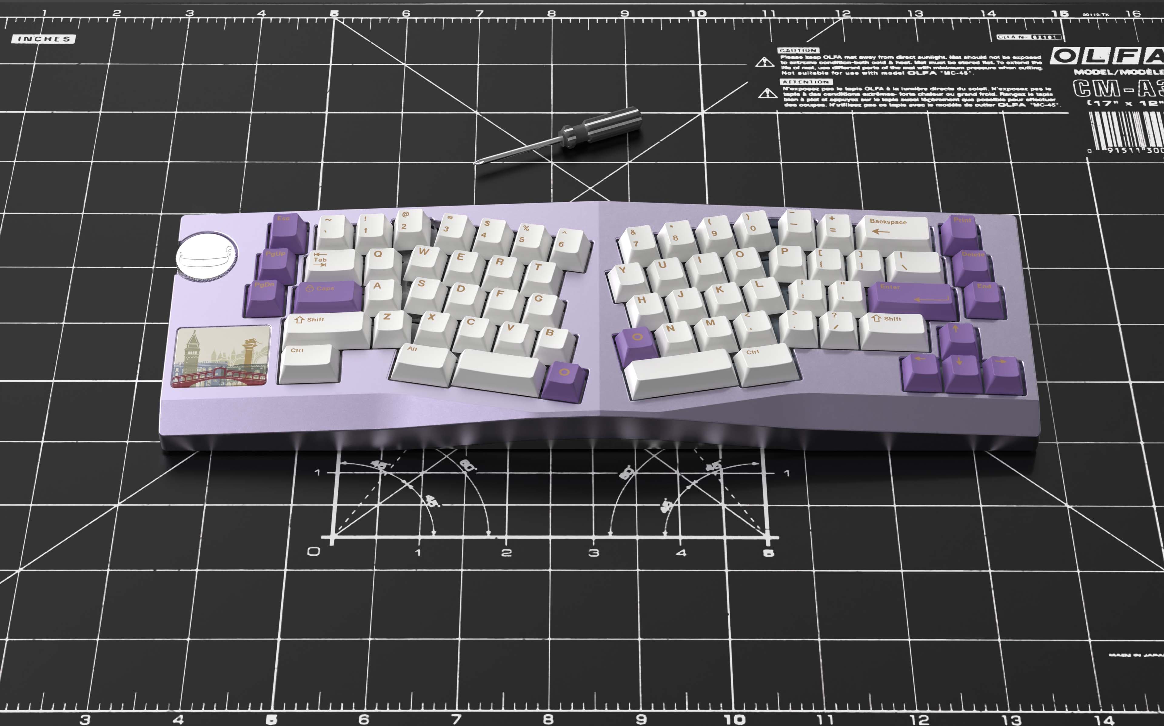 Venice Rialto-Tented ergo,new layout keyboard from Createkeebs image 14