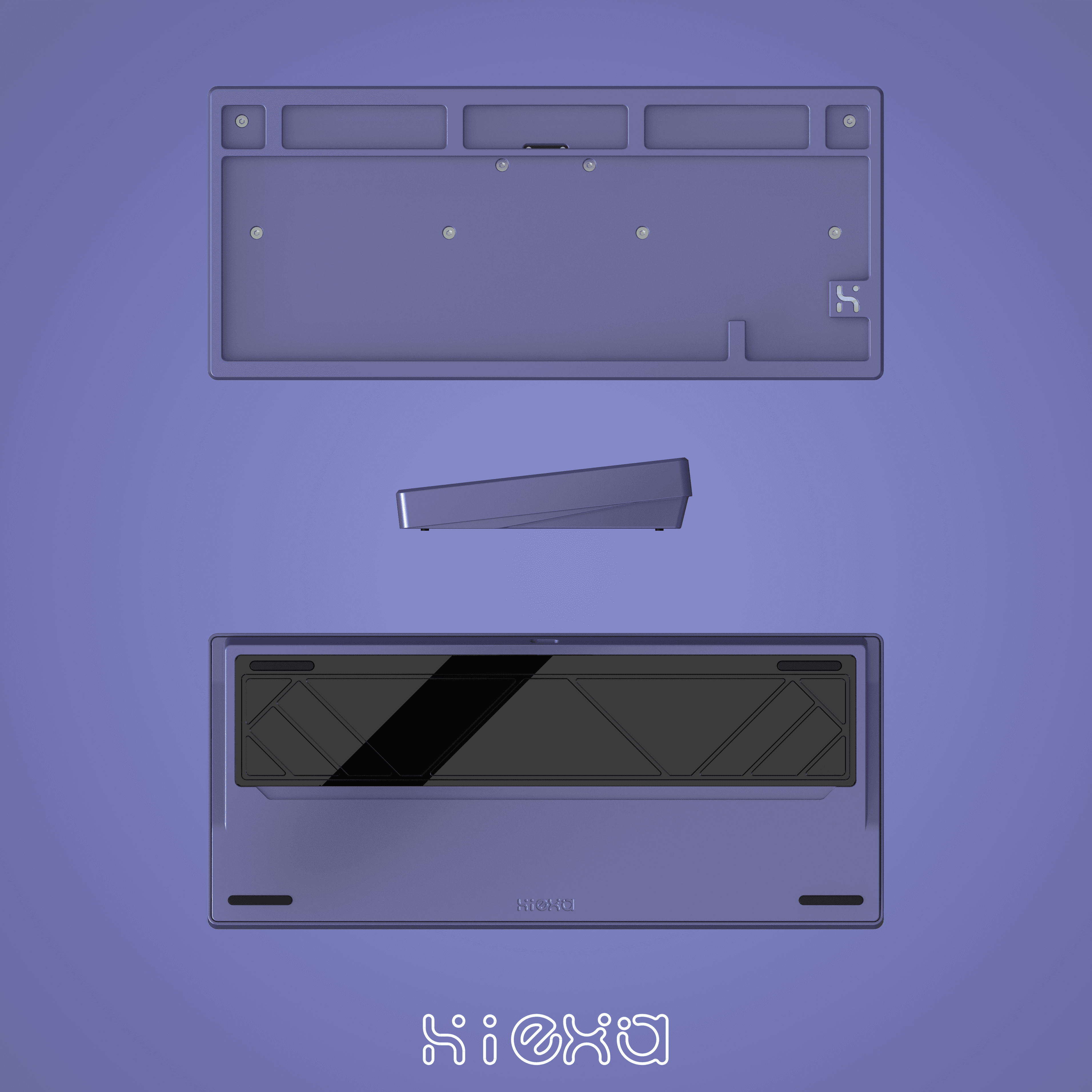 Hiexa V75-Full CNC Ball Catch Magnetic Connector Tri-mode Custom Keyboard image 2