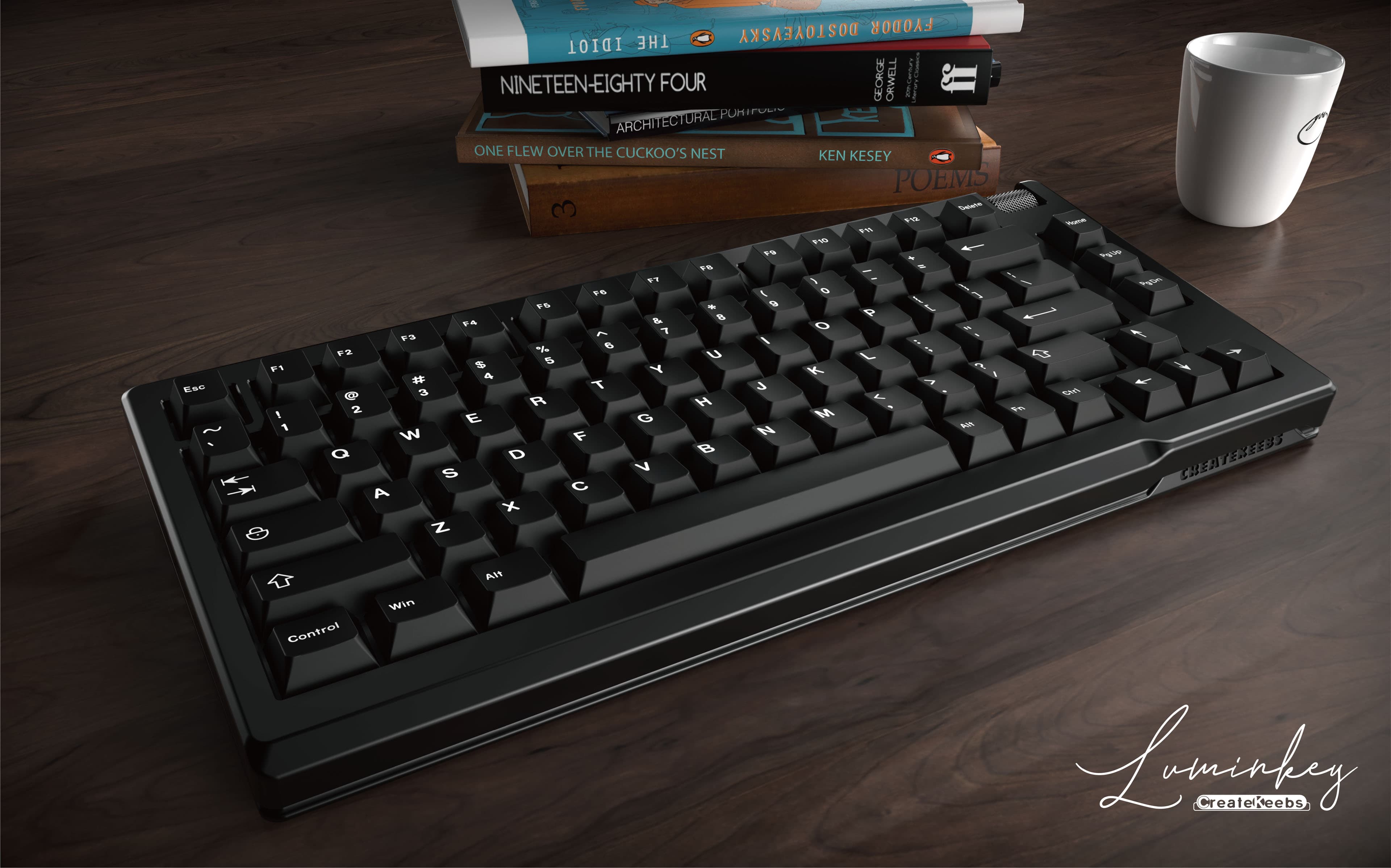 Createkeebs LuminKey75-TKL, VIAL, Gasket mount, Hot-swap, 75% keyborad image 3