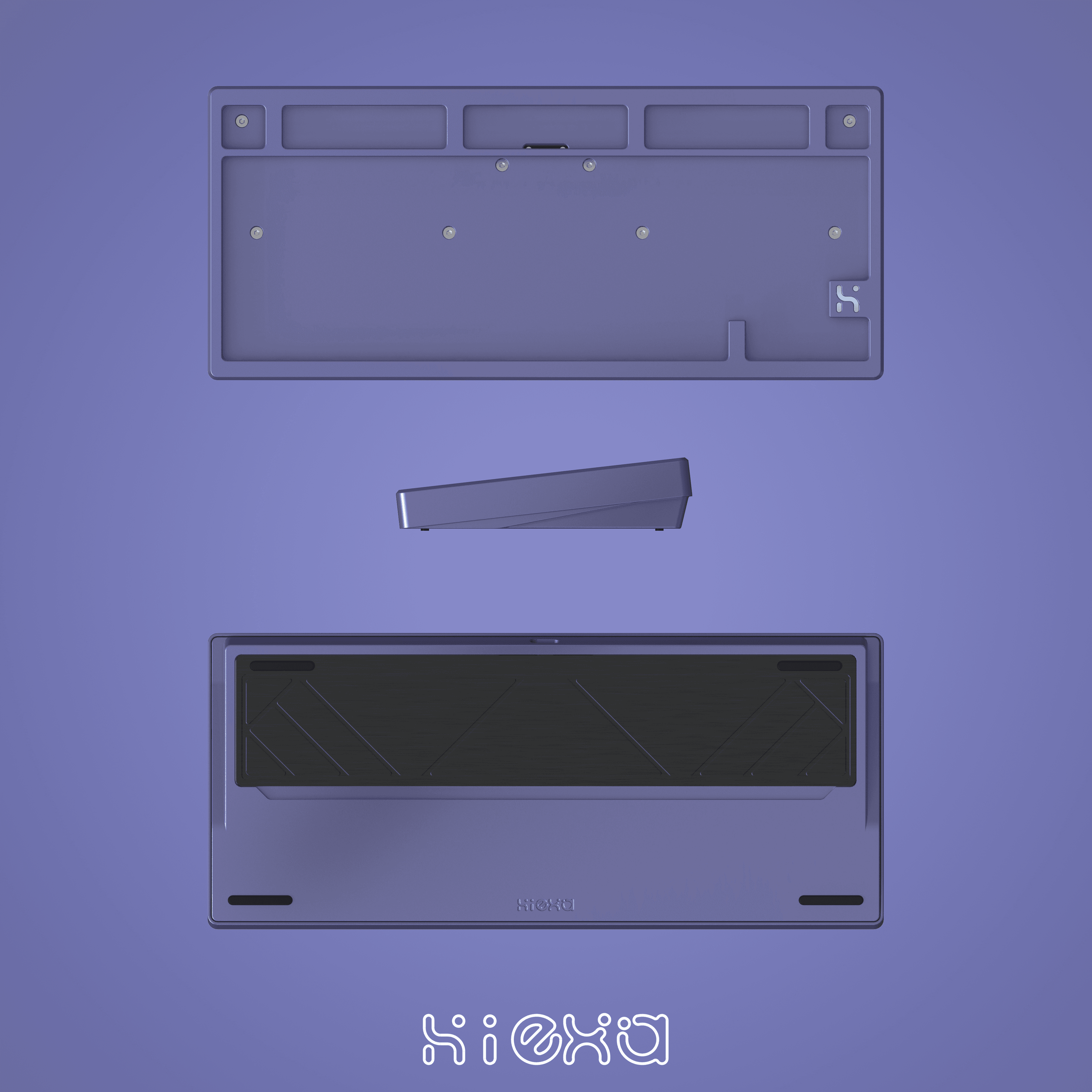 Hiexa V75-Full CNC Ball Catch Magnetic Connector Tri-mode Custom Keyboard image 3