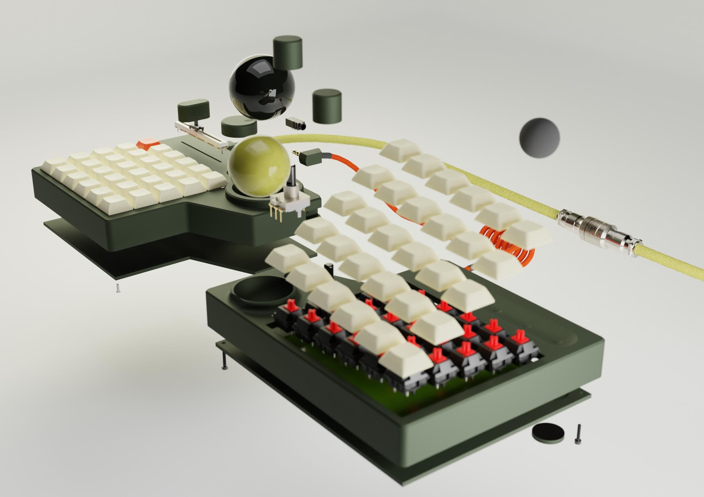 OPERATOR | A split ortho mechanical keyboard for Photo retouching image 4