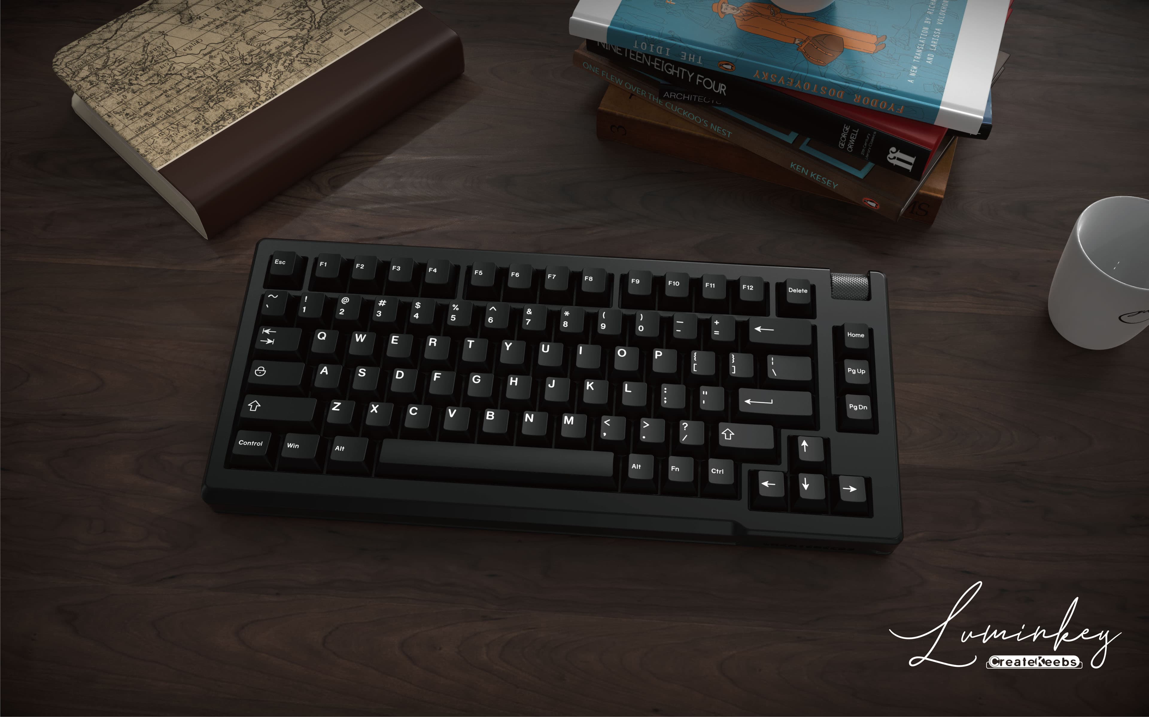 Createkeebs LuminKey75-TKL, VIAL, Gasket mount, Hot-swap, 75% keyborad image 4