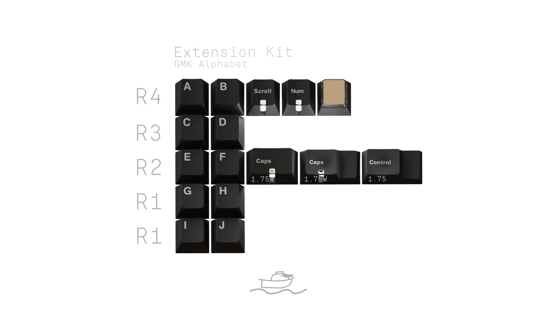 GMK Alphabet | A bold keyset that challenges conventional ergonomics. image 2