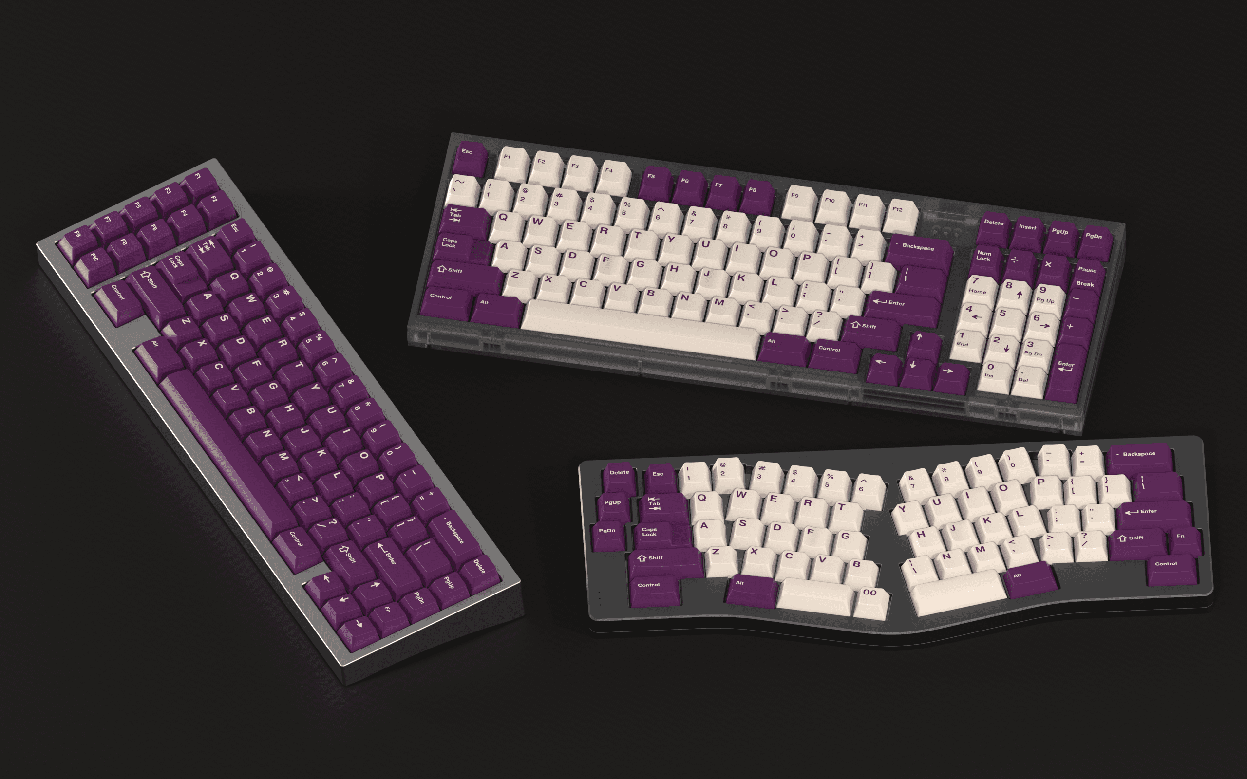 GMK Violet on Cream image 10