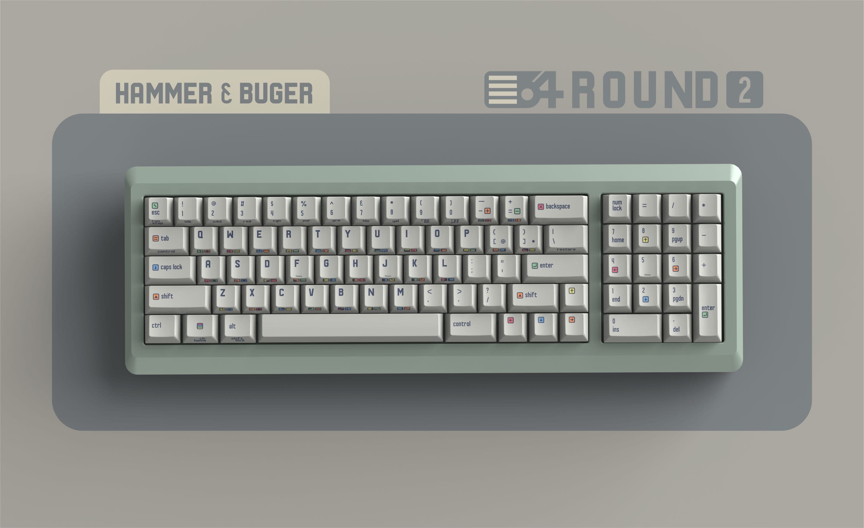 BUGER.WORKS & HAMMER CRP C64 KEYCAP SET - Round 2/ Update 15/08 image 5
