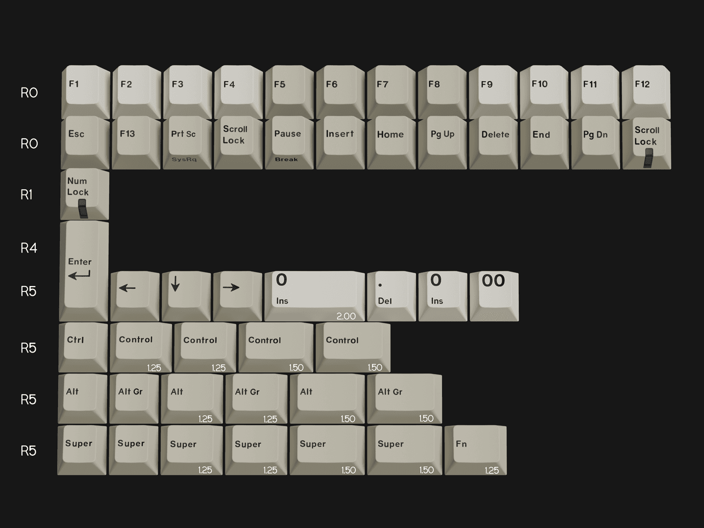 GMK CYL Beige Addon & Extension - Complete image 9