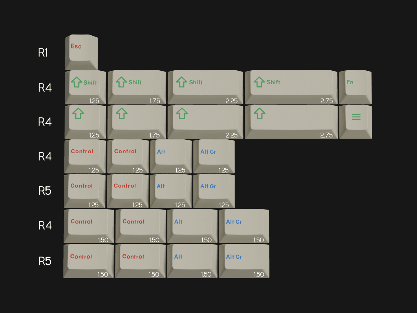 GMK CYL Beige Addon & Extension - Complete image 14