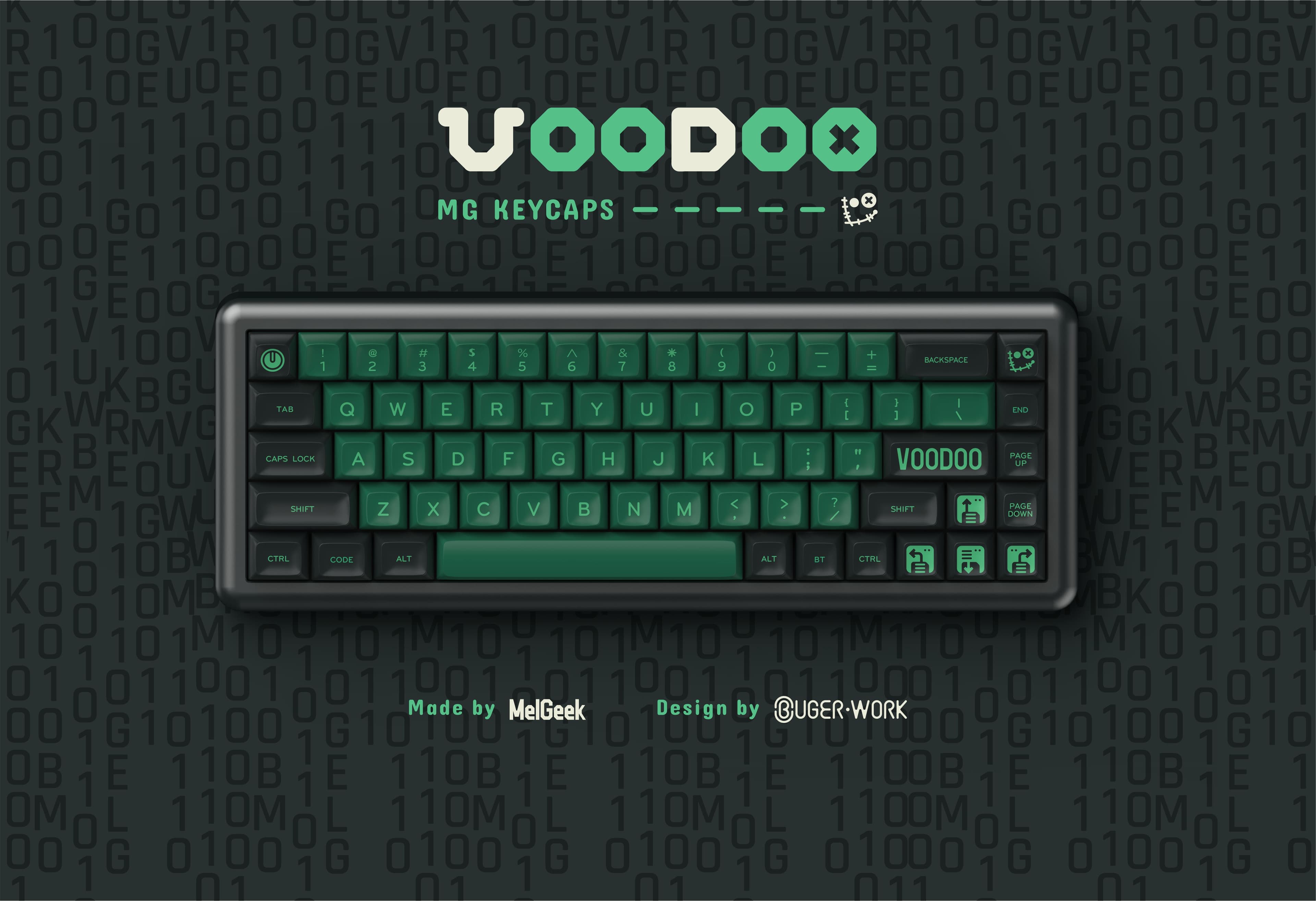 BUGER.WORK & Melgeek MG VOODOO keycap set (GB live!)