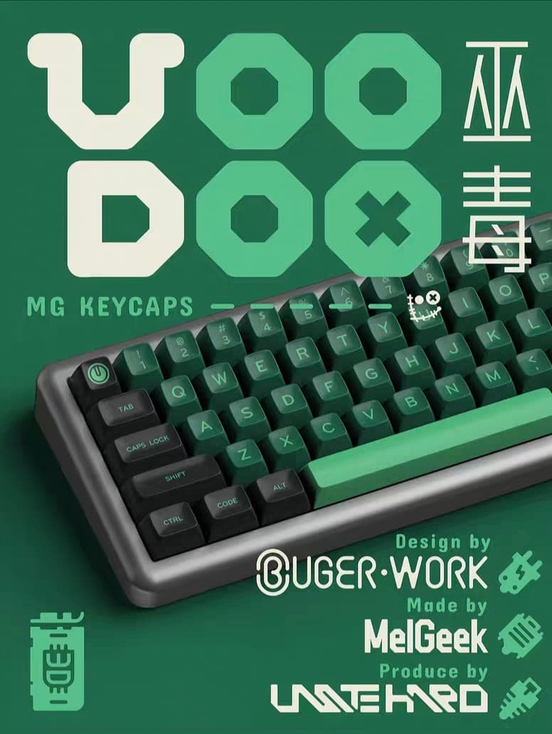 MG VOODOO KEYCAP SET by BUGER.WORK & MelGeek