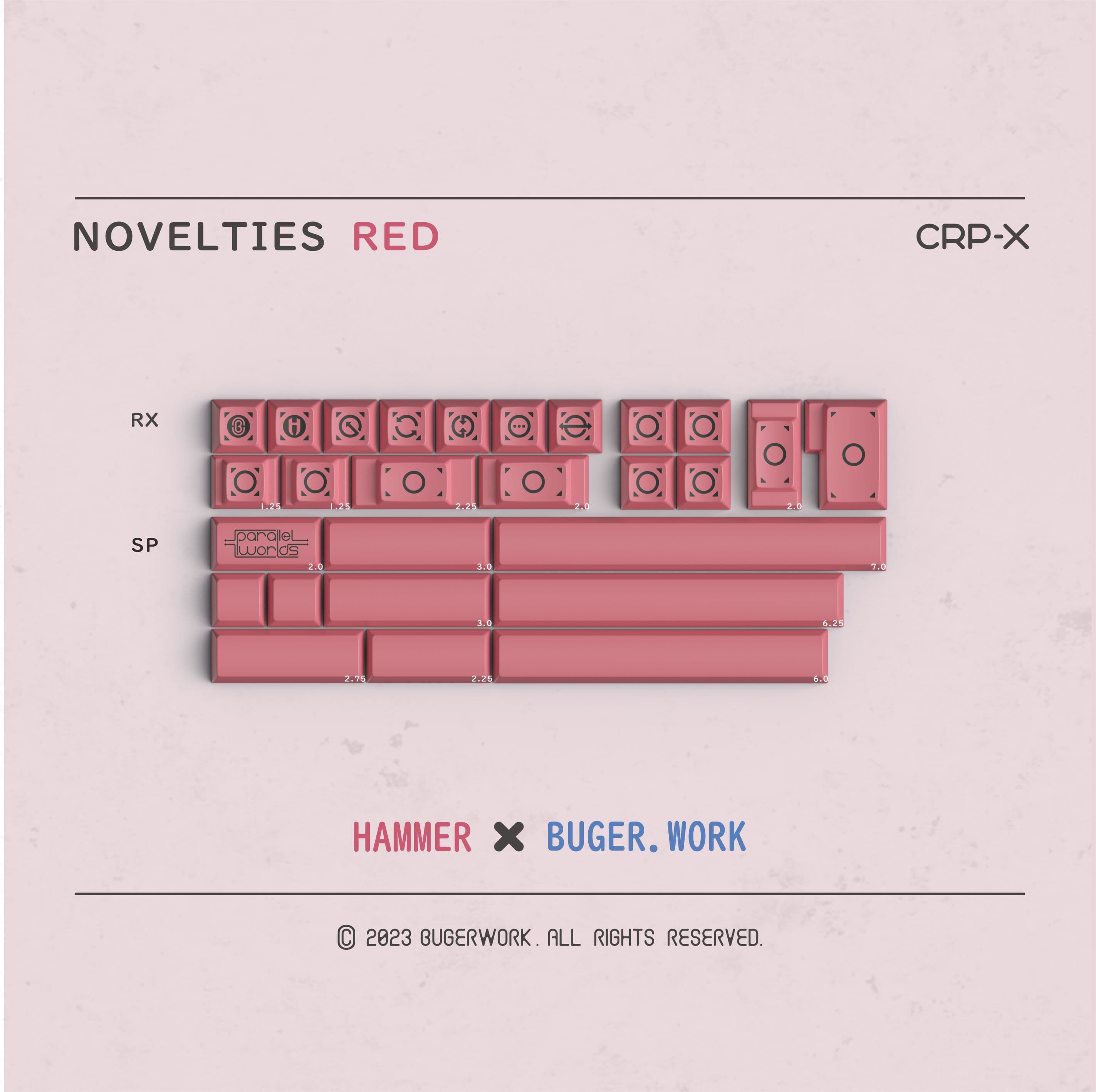 Hammer & BUGERWORK—— Parallel-World keycaps（GB：6/18--7/7 ） image 5