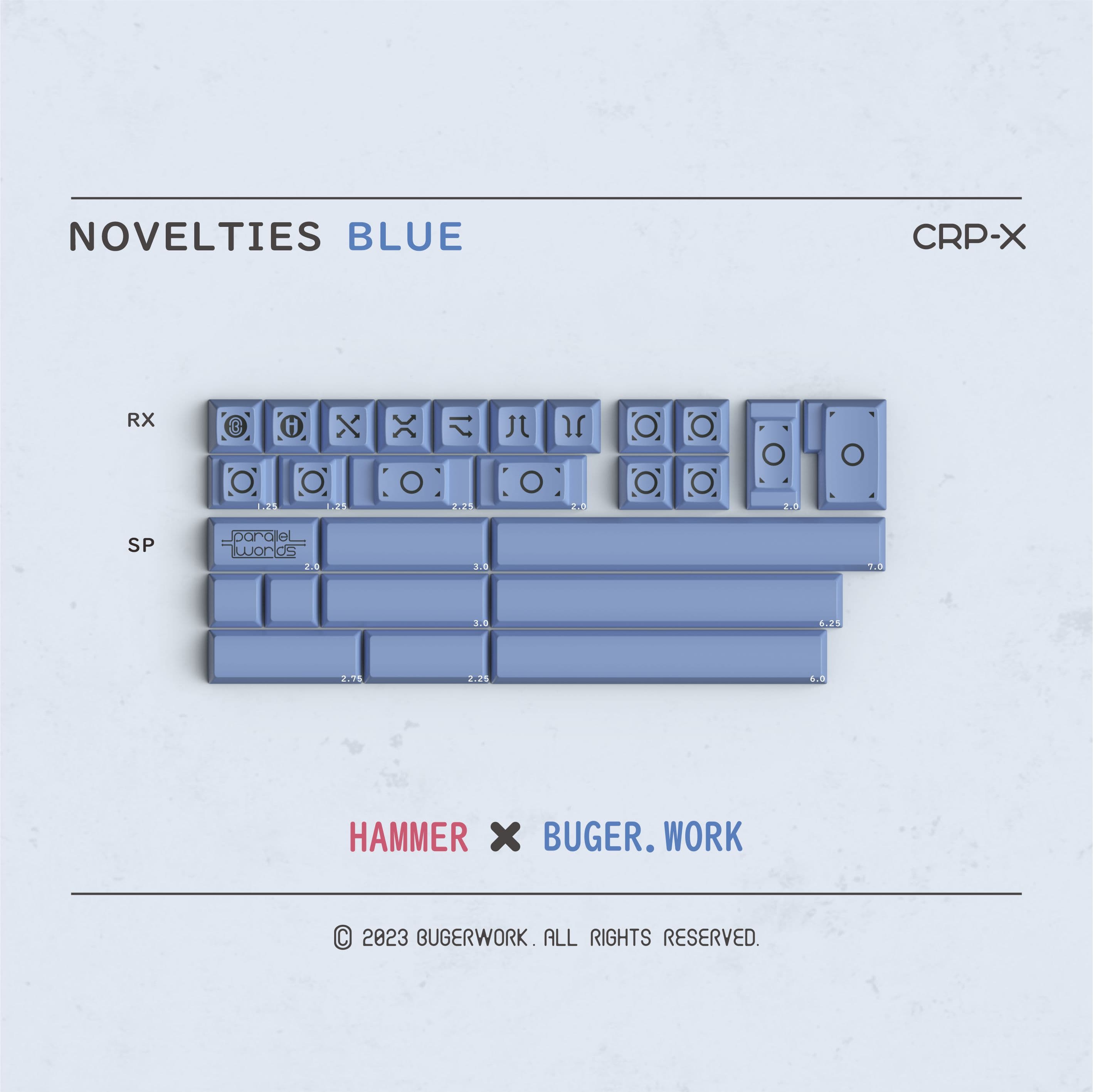 Hammer & BUGERWORK—— Parallel-World keycaps（GB：6/18--7/7 ） image 4