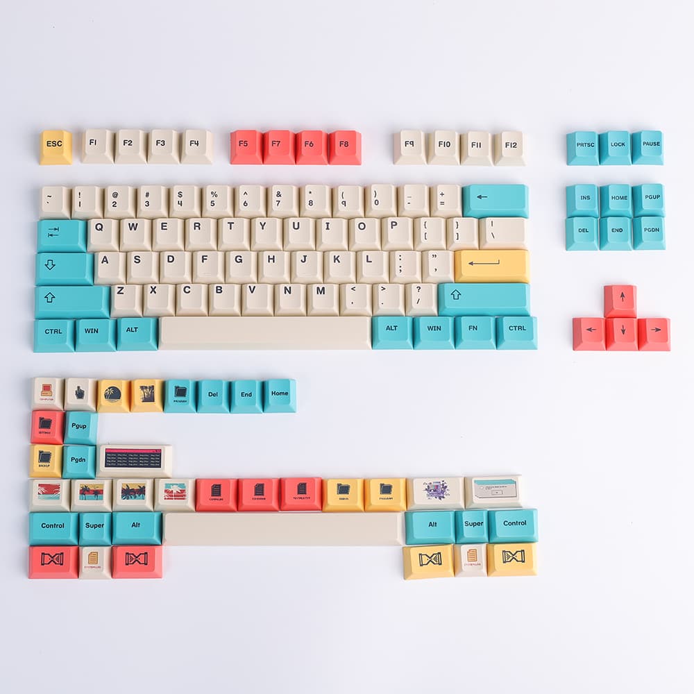 【IC】Vintage English Base Keycaps Kit image 2