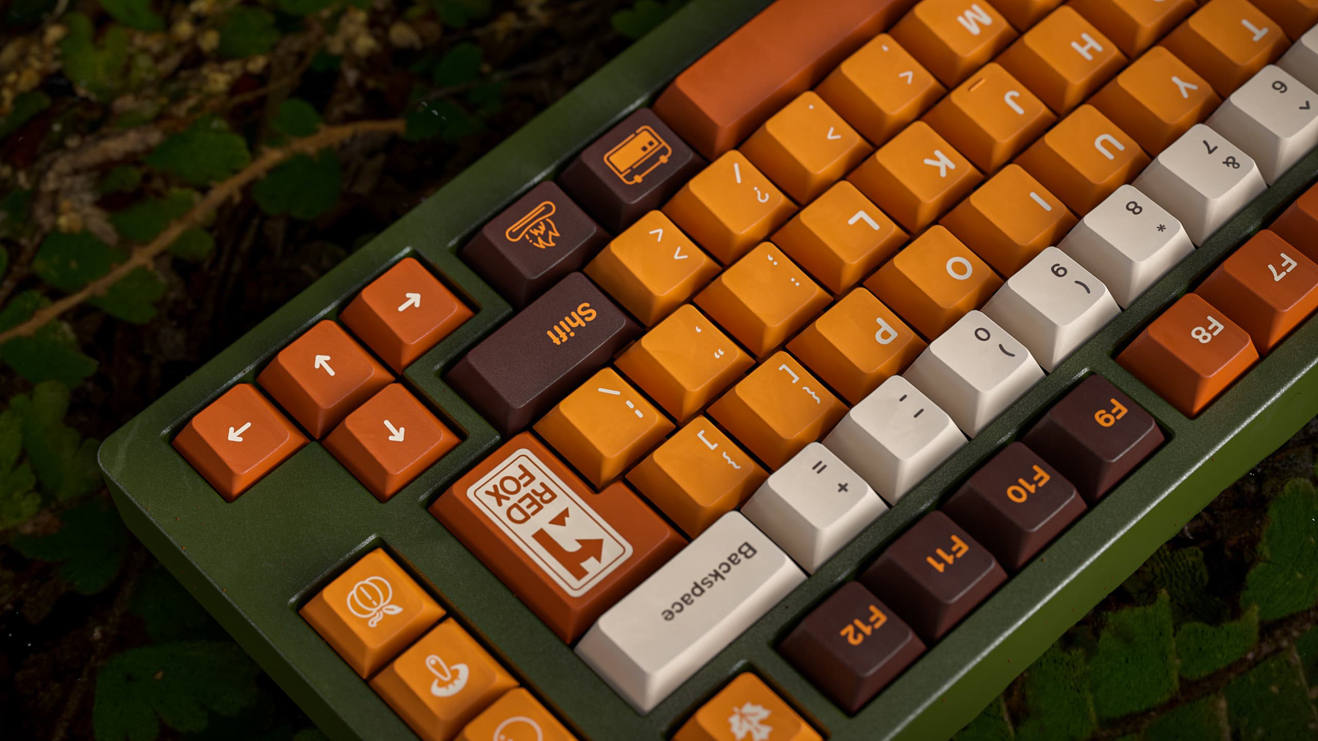 ALOHAKB RED FOX Keycaps All In One Set image 20