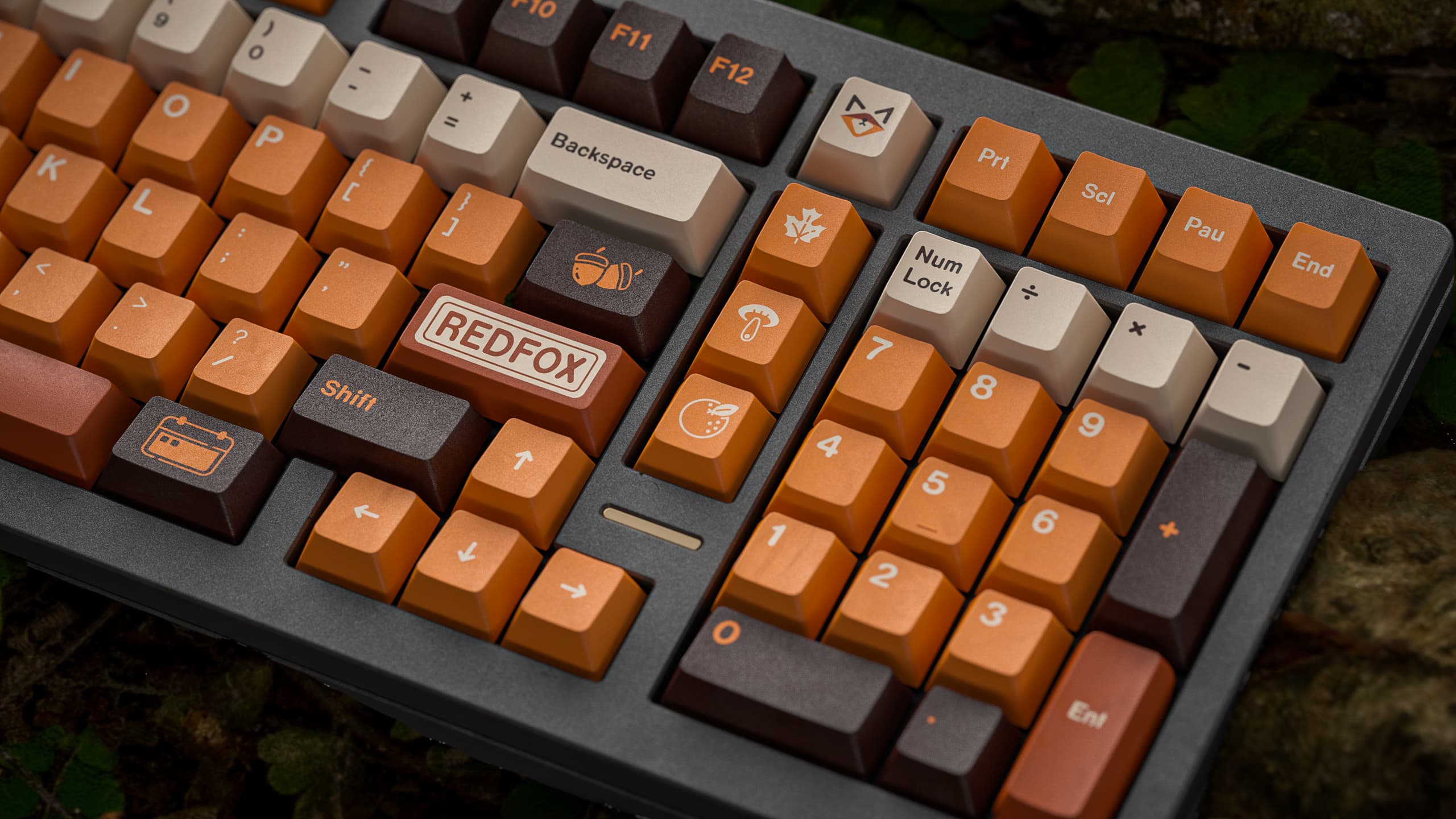ALOHAKB RED FOX Keycaps All In One Set image 4