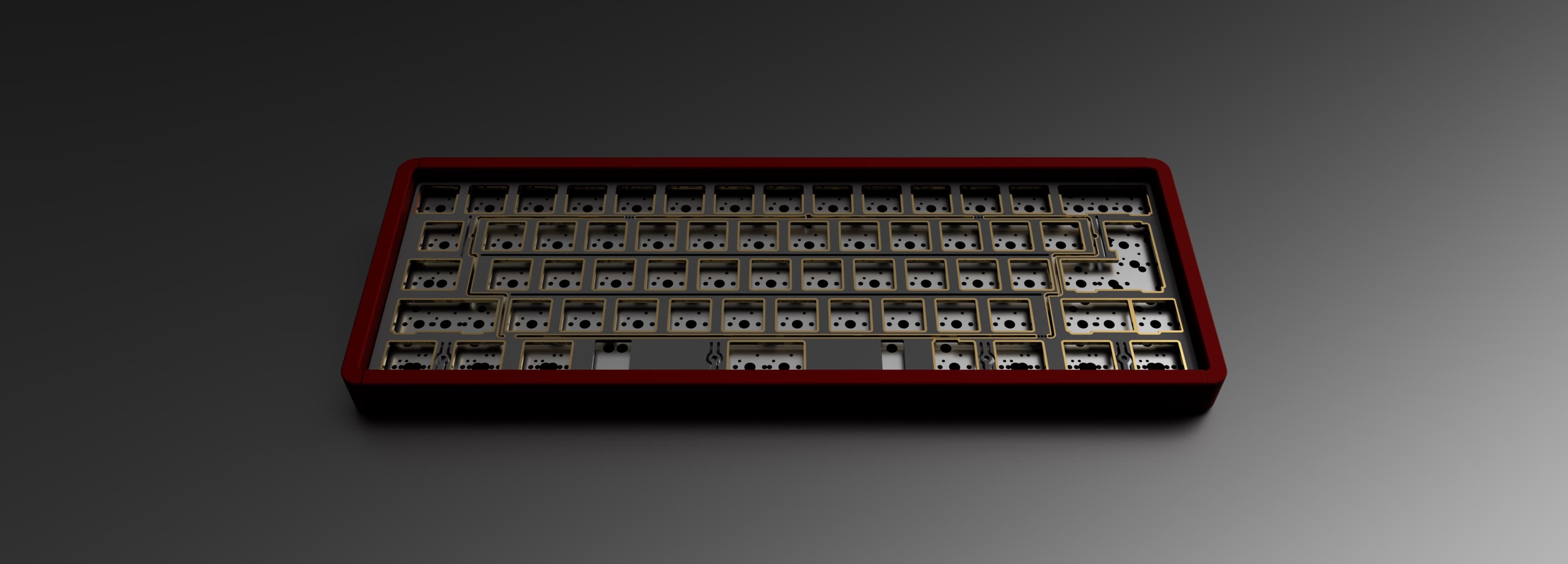 60% Z60-Evolve, Gasket, split-top enclosure with 60%, WKL or HHKB layouts image 21