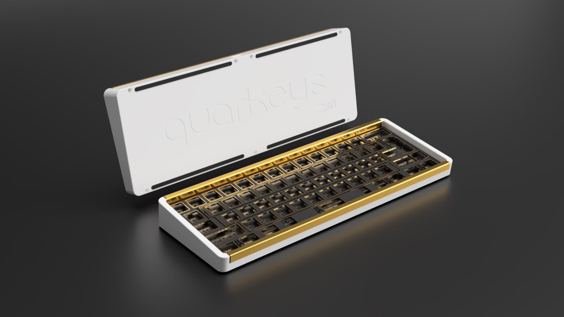 60% Z60-Evolve, Gasket, split-top enclosure with 60%, WKL or HHKB layouts