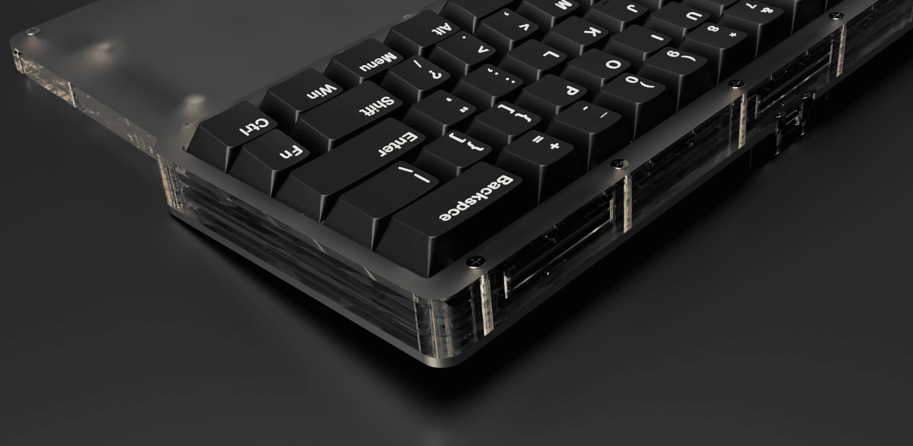 60% Z60-ACR, Acrylic Gasket, Nor/Tsangan/WKL/HHKB in one affordable keyboard image 5
