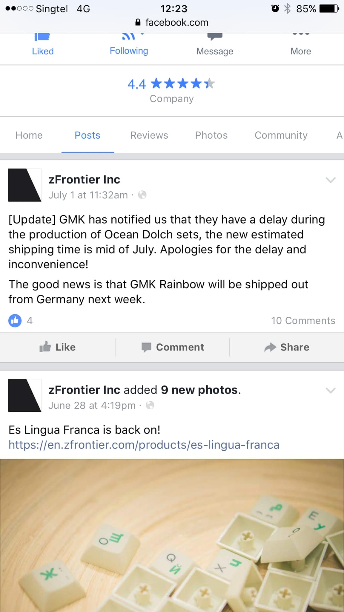 GMK Ocean Dolch (GB Closed) image 7