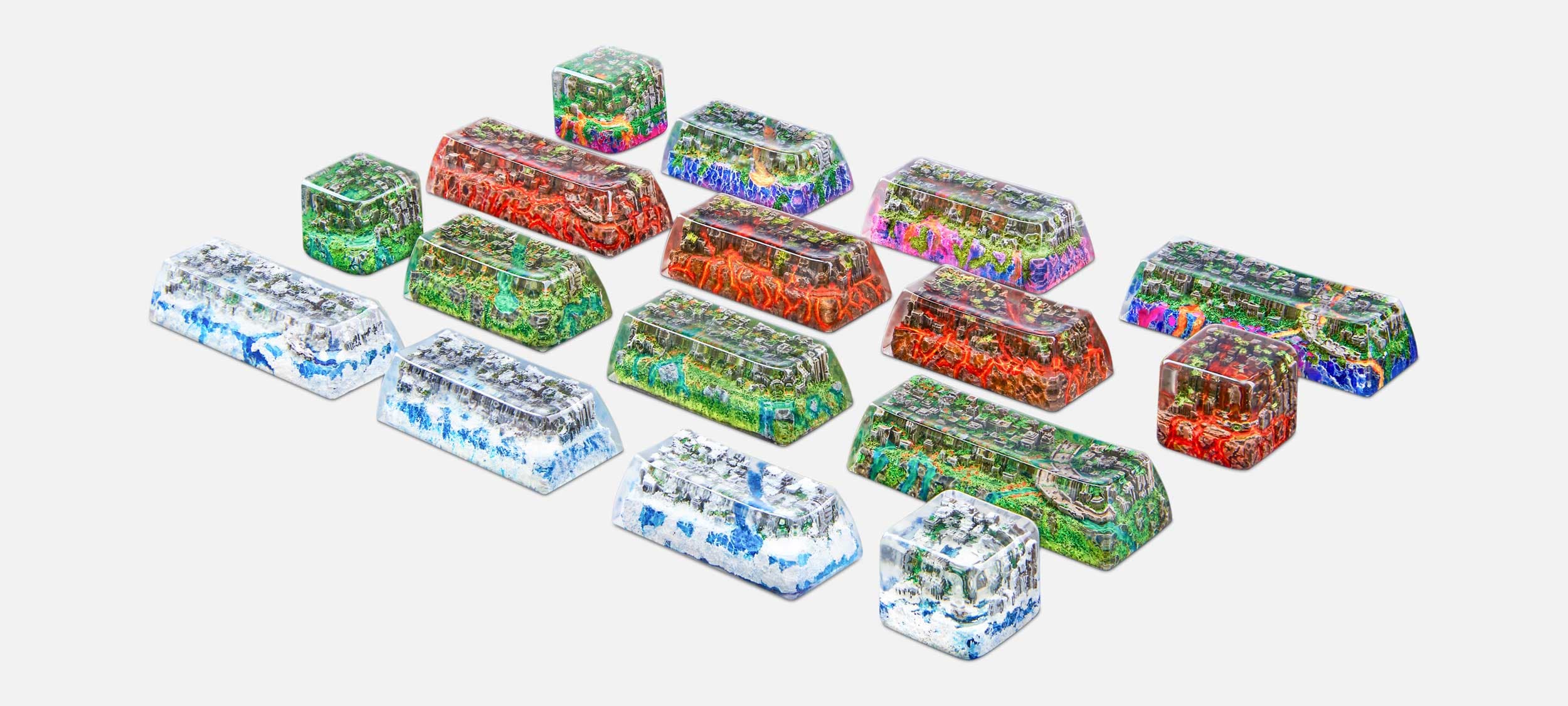 Jelly Key - The Rehabilitation of Lost Cities artisan keycaps image 3