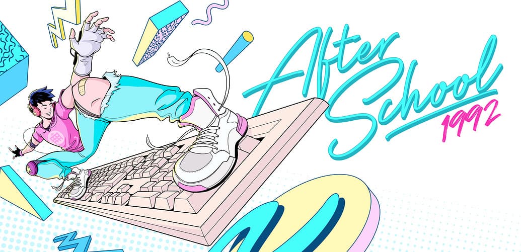 After-school 1992: a retro 90s DSS keycap set