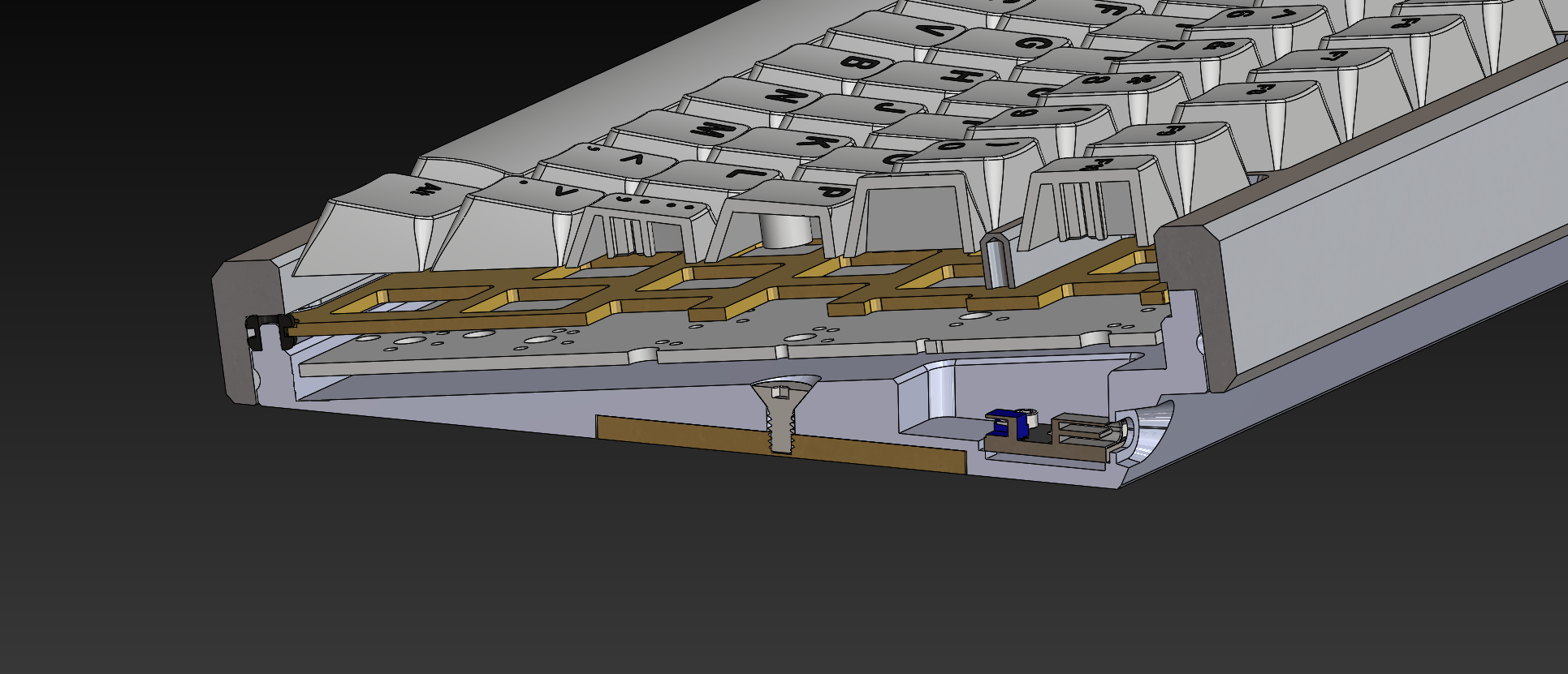 R2 Fossil & Southpaw Fossil Full Size Keyboard - Made in USA GB ENDS 9/15 image 14