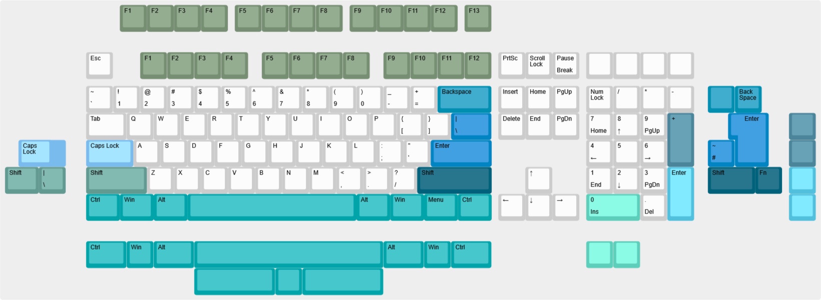 R2 Fossil & Southpaw Fossil Full Size Keyboard - Made in USA GB ENDS 9/15 image 18