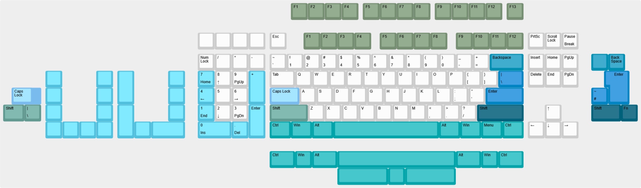 R2 Fossil & Southpaw Fossil Full Size Keyboard - Made in USA GB ENDS 9/15 image 17